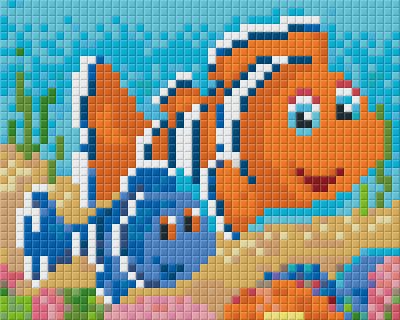 Pixelhobby 801368 Halacskák kreatív szett 10,x12,7cm 1 alaplapos