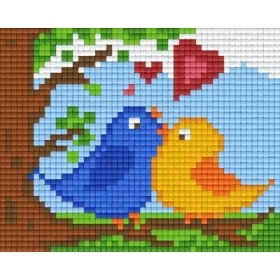 Pixelhobby  801373 Madarak szett (10,1x12,7cm)