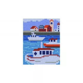 Pixelhobby  801382 Hajók szett (10,1x12,7cm)