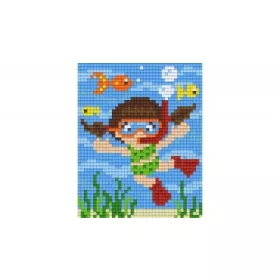 Pixelhobby  801384 Búvár kislány szett (10,1x12,7cm)