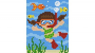 Pixelhobby  801384 Búvár kislány szett (10,1x12,7cm)