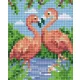 Pixelhobby  801442 Flamingó pár szett (10,1x12,7cm)