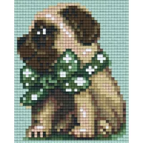 Pixelhobby  801447 Mops 2 szett (10,1x12,7cm)