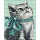 Pixelhobby  801448 Cica kreatív szett 10,x12,7cm 1 alaplapos