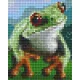 Pixelhobby  801452 Béka kreatív szett 10,x12,7cm 1 alaplapos