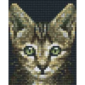   Pixelhobby  801456 Macska kreatív szett 10,x12,7cm 1 alaplapos