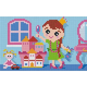 Pixelhobby  802045 Királylány szett (12,7x20,3cm)