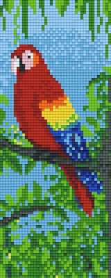 Pixelhobby  802050 Papagáj szett 2 alaplapos  (10,7x20,3cm)