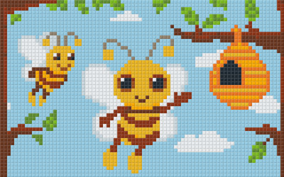 Pixelhobby  802063 Méhecske szett (12,7x20,3cm)
