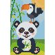 Pixelhobby  802083 Panda szett (12,7x20,3cm)