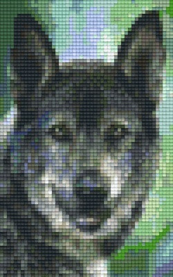 Pixelhobby  802096 Farkaskutya szett (12,7x20,3cm)