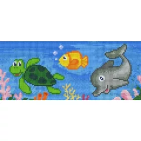 Pixelhobby  803019 Tengeri élővilág szett 30,5x12,7cm