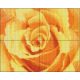 Pixelhobby  804013 Sárga rózsa (25,4x20,3cm) 4 alaplapos szett