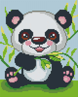 Pixelhobby  804373 Panda (20,3x25,4cm) 4 alaplapos szett