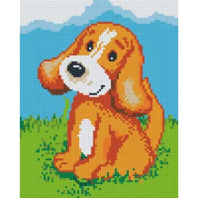 Pixelhobby  804376 Kutyus (20,3x25,4cm) 4 alaplapos szett