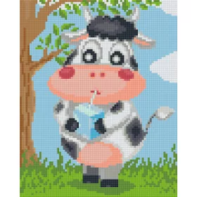   Pixelhobby  804382 Kis tehén (20,3x25,4cm) 4 alaplapos szett