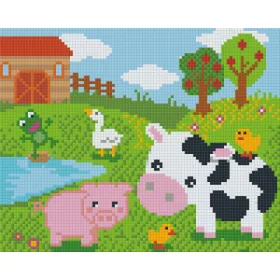 Pixelhobby  804384 Farm (20,3x25,4cm) 4 alaplapos szett