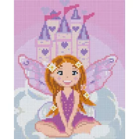   Pixelhobby  804400 Tündér kislány (20,3x25,4cm) 4 alaplapos szett