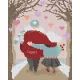 Pixelhobby  804404 Idős  pár (20,3x25,4cm) 4 alaplapos szett