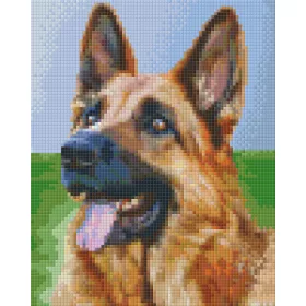   Pixelhobby  804428 Juhász kutya (20,3x25,4cm) 4 alaplapos szett