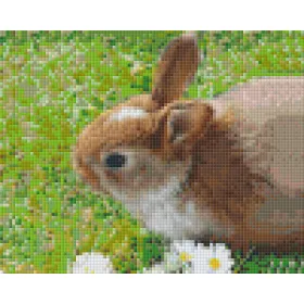Pixelhobby  804434 Nyuszi (25,4x20,3cm) 4 alaplapos szett