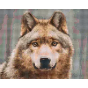   Pixelhobby  804444 Farkaskutya (25,4x20,3cm) 4 alaplapos szett