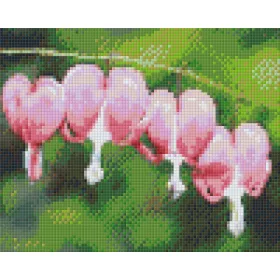 Pixelhobby  804454 Virág (25,4x20,3cm) 4 alaplapos szett
