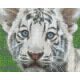 Pixelhobby  804469 Fehér tigris kölyök (25,4x20,3cm) 4 alaplapos szett