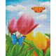 Pixelhobby  804473 Tulipánok (25,4x20,3cm) 4 alaplapos szett