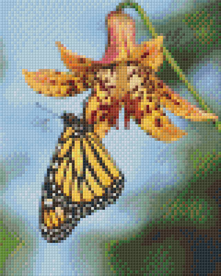 Pixelhobby  804476 Pillangó (25,4x20,3cm) 4 alaplapos szett