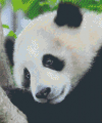 Pixelhobby  806150 Panda szett 6 alaplapos  (25,4x30,5 cm)