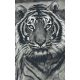 Pixelhobby  808086 Fekete fehér tigris szett 8 alaplapos  (25,4x40,6 cm)
