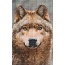 Pixelhobby  808090 Farkas szett 8 alaplapos  (25,4x40,6 cm)