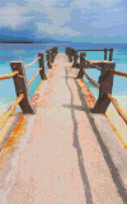 Pixelhobby  808101 Tengerparti híd (25,4x40,6cm) 8 alaplapos szett