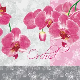 Orchidea Romantic szalvéta 20 db-os 33x33 cm