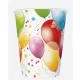Színes lufis Balloons papír pohár 8 db-os 250 ml