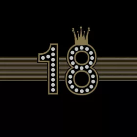   Happy Birthday 18 Hollywood Style szalvéta 20 db-os 33x33 cm