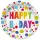 Happy Birthday Dots papírtányér 8 db-os 18 cm
