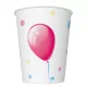 Happy Birthday Cake with Balloons papír pohár 8 db-os 250 ml