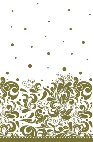 Díszes Gold papír asztalterítő 120x180 cm