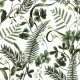 Virág Ferns & Green Leaves szalvéta 20 db-os 33x33 cm