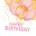 Happy Birthday Gold&Pink szalvéta 20 db-os 25x25 cm