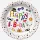 Happy Birthday Funny papírtányér 8 db-os 18 cm