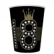 Happy Birthday 18 Hollywood Style papír pohár 8 db-os 250 ml