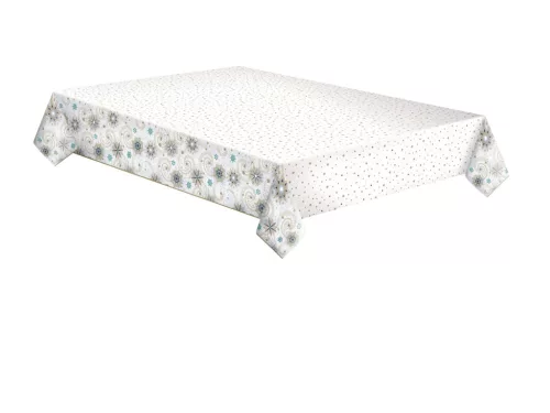 Karácsony Stars and Twirls papír asztalterítő 120x180 cm