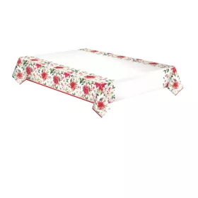Karácsony Poinsettia papír asztalterítő 120x180 cm