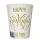 Happy Birthday Dotted Gold papír pohár 8 db-os 250 ml