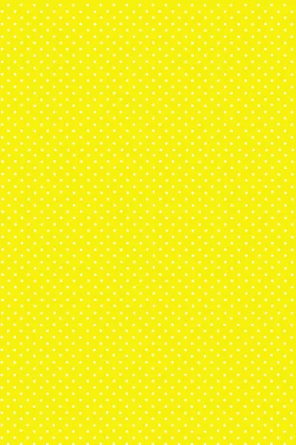 Sárga White Dots papír asztalterítő 120x180 cm