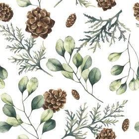 Virág Eucalyptus with Cones szalvéta 20 db-os 33x33 cm