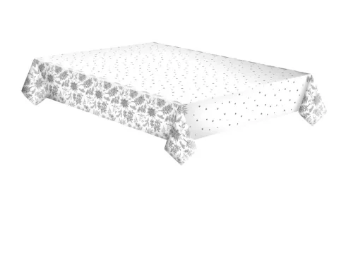Karácsony Botanical Silver papír asztalterítő 120x180 cm